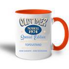 50 Geburtstag Mann Geschenk Papa 1974 Oldtimer 50 Jahre Tasse Zweifarbig