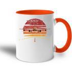 Airport Co Pilot Retro Pilot Tasse Zweifarbig