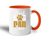 Bester Hunde Papa Aller Zeiten Dog Long-Sleeved Tasse Zweifarbig