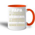 Bester Papa Anglerater Angeln Tasse Zweifarbig