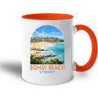 Bondi Beach Reise Reise Sommerurlaub Bondi Beach Sydney Tasse Zweifarbig