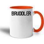 Bruddler Schwaben Ländle Dialect Swabian Schwabe Gray Tasse Zweifarbig