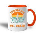 Cycling Driver Grandpa Road Bike Grandpa Cycling Tasse Zweifarbig