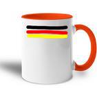 Deutschland Flagge Fahne Symbol Fussball Sport Urlaub Tasse Zweifarbig