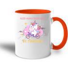 Eats Meinen Sternenstaub Ihr Langweiler Unicorn Bicycle Tasse Zweifarbig