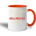 Ehemann Papa Grillmeister Tasse Zweifarbig