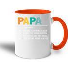 Definition Papa Besterater Der Welt S Tasse Zweifarbig