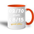 Geburtstag Februar 1970 Jahrgang 1970 54 Geburtstag Tasse Zweifarbig