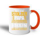 Ich Bin Stolzer Papaon Mahnsinnig Fantastic Children's Tasse Zweifarbig