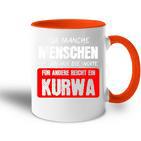 Kurwa Poland Pole Warsaw Tasse Zweifarbig