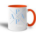 Lustiger Papa Est 1990 Papa Seit 1990 Papa Geburtsjahr 1990 Tasse Zweifarbig