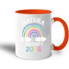 Matura Geschafft 2024 Tasse Zweifarbig