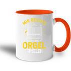 Mir Egal Ich Geh Orgel Spielen Kirche Klavier Orgelfan Tasse Zweifarbig