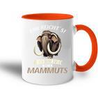 Mir Reichts Ich Gehe Zu Mammuts Woll Mammut Tasse Zweifarbig