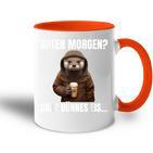 Otter Guten Morgen Ganz Dünnes Eis Kaffee Guten Morgen Tasse Zweifarbig