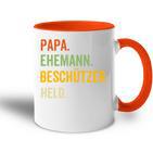 Papa Geschenkatertag Geschenke Geburtstagintageater Tasse Zweifarbig