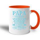 Papa Wir Habenersucht Das Beste Geschenk Zu Find Tasse Zweifarbig