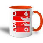 Retrointage Swimming Dlrg Idea For Swimmers Tasse Zweifarbig