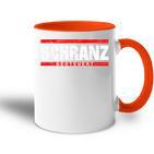 Schranz Techno Rave Festival Tasse Zweifarbig