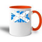 Scotland Flags Scotland Tasse Zweifarbig