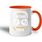 Truck Driver Die Wichtigsten Nennen Mich Papa Laster Trucker Tasse Zweifarbig