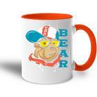 Vatertagsgeschenk Papa Bear Papa Bär Spruch Lustig Für Papa Tasse Zweifarbig