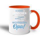 Vatiater Die Meisten Menschen Nennen Mich Beim Name Opa Tasse Zweifarbig