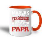 Vermesser Nennen Mich Papaermesser Tasse Zweifarbig