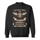 60Th Birthday Als Gott Mich Vor 60 Jahre Schuf Grinse Er 60Th Sweatshirt