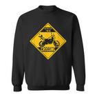 Africa Twin Crossing Sweatshirt für Motorradfans, Schwarzes Design