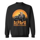 Alpapa Alpakaatertag Bester Papa Del Welt Alpakaatertag Sweatshirt