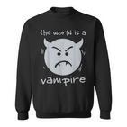 Alternative Die Welt Ist Ein Vampire Pumpkins 90S Grunge Rock Sweatshirt