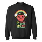 An Apple A Day You Die Anyway Cute Sweatshirt