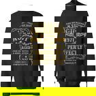 August 1971 Lustige Geschenke 53 Geburtstag Mann Legende Sweatshirt