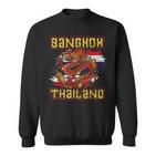 Bangkok Dragon Thai Food Thai Flag Sweatshirt