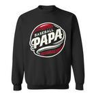 Baseball Papa Baseball Spieler Lustig Baseball Papa Familie Sweatshirt