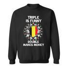 Belgien Flagge Darts Spieler Trikot Dart Sweatshirt