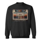 Best Of 1985 Birthday Cassette Retro Sweatshirt