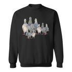 Bird Animal Motif Pigeon Sweatshirt