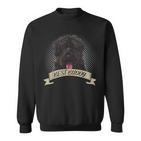 Bouvier Des Flandres Best Friend Dog Portrait Black Sweatshirt