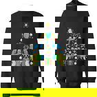 Budgie Christmas Tree Bird Christmas Sweatshirt