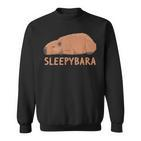 Capybara Sleepybara Sleep Capybara Sweatshirt
