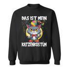 Cat Fancy Dress Das Ist Mein Katzenkostü Black Sweatshirt