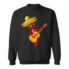 Cinco De Mayo Mexikanische Lustige Gitarre Lets Fiesta Cinco De Mayo Sweatshirt