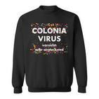 Colonia Virus Carnival Costume Cologne Cologne Confetti Fancy Dress Sweatshirt