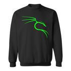 Cool Hacker Nerd Kali Linux Dragon Sweatshirt