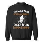 Cool Opas Riding Bicycle Biker Bike Driver Sweatshirt