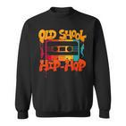 Cool Retro Old School Hip Hop 80S 90S Costume Cassette Sweatshirt