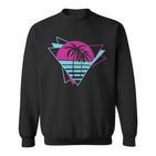 Cooler Synthie 80Er Synthwave Sonnenuntergang Retro- Sweatshirt