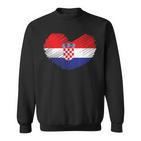 Croatia Flag Hrvatska Land Croate Croatia Sweatshirt